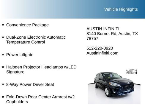 Used 2022 Ford Escape SE w/ Convenience Package FWD image 9