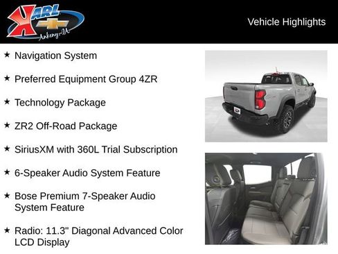 New 2026 Chevrolet Colorado ZR2 w/ Technology Package image 3