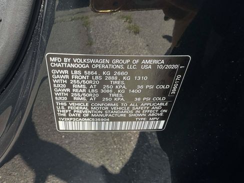 Used 2021 Volkswagen Atlas SE w/ Panoramic Sunroof Package AWD/4WD image 17