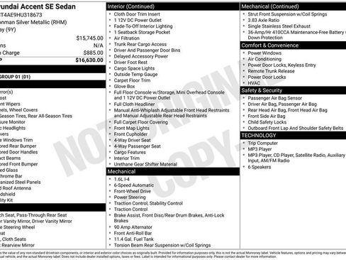 Used 2017 Hyundai Accent SE FWD image 9