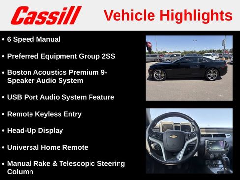 Used 2015 Chevrolet Camaro SS w/ RS Package RWD image 6