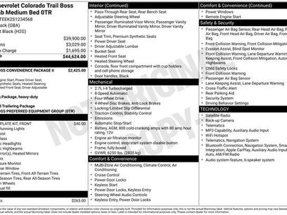Used 2025 Chevrolet Colorado Trail Boss