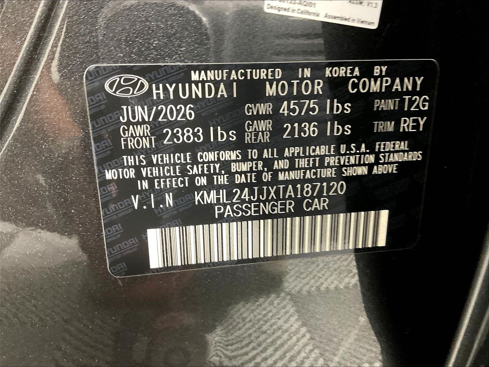 New 2026 Hyundai Sonata Blue FWD image 20