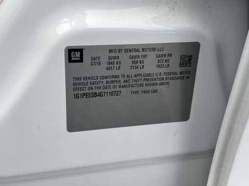 Used 2016 Chevrolet Cruze LT w/ Technology Package image 33