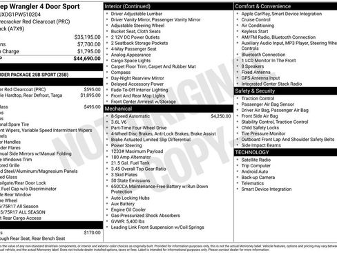 Used 2023 Jeep Wrangler Sport image 5