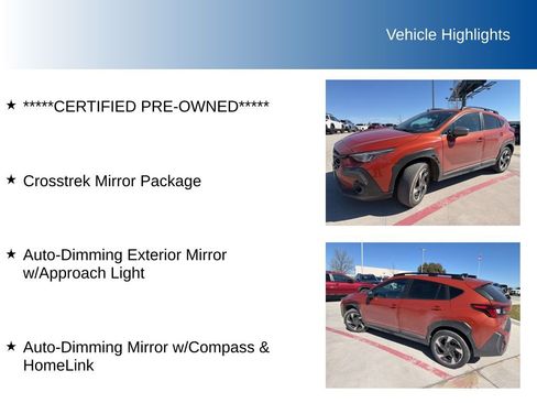 Used 2024 Subaru Crosstrek 2.5i Limited w/ Crosstrek Mirror Package image 5