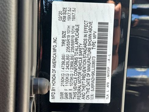Used 2020 Honda CR-V Touring image 30