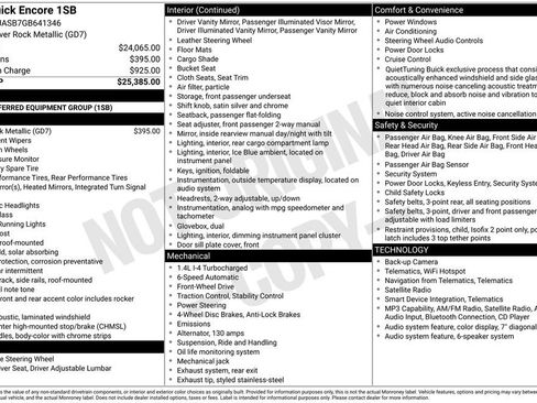 Used 2016 Buick Encore FWD image 41