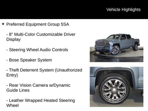 Used 2016 GMC Sierra 1500 Denali w/ Enhanced Driver Alert Package AWD/4WD image 32