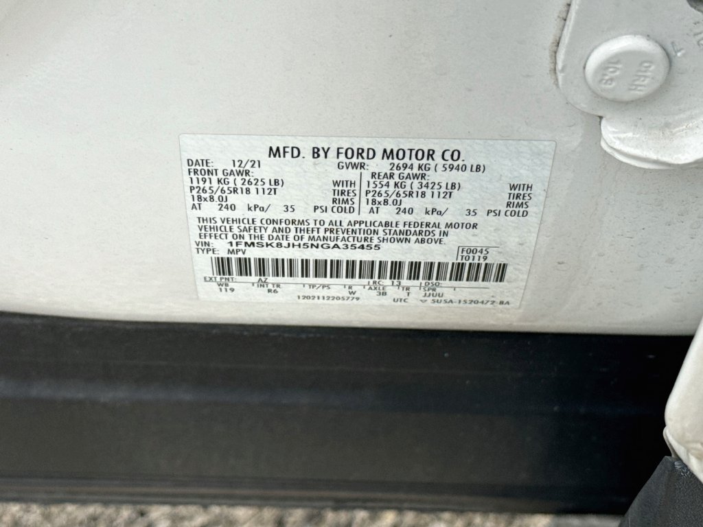 Used 2022 Ford Explorer Timberline AWD/4WD image 39