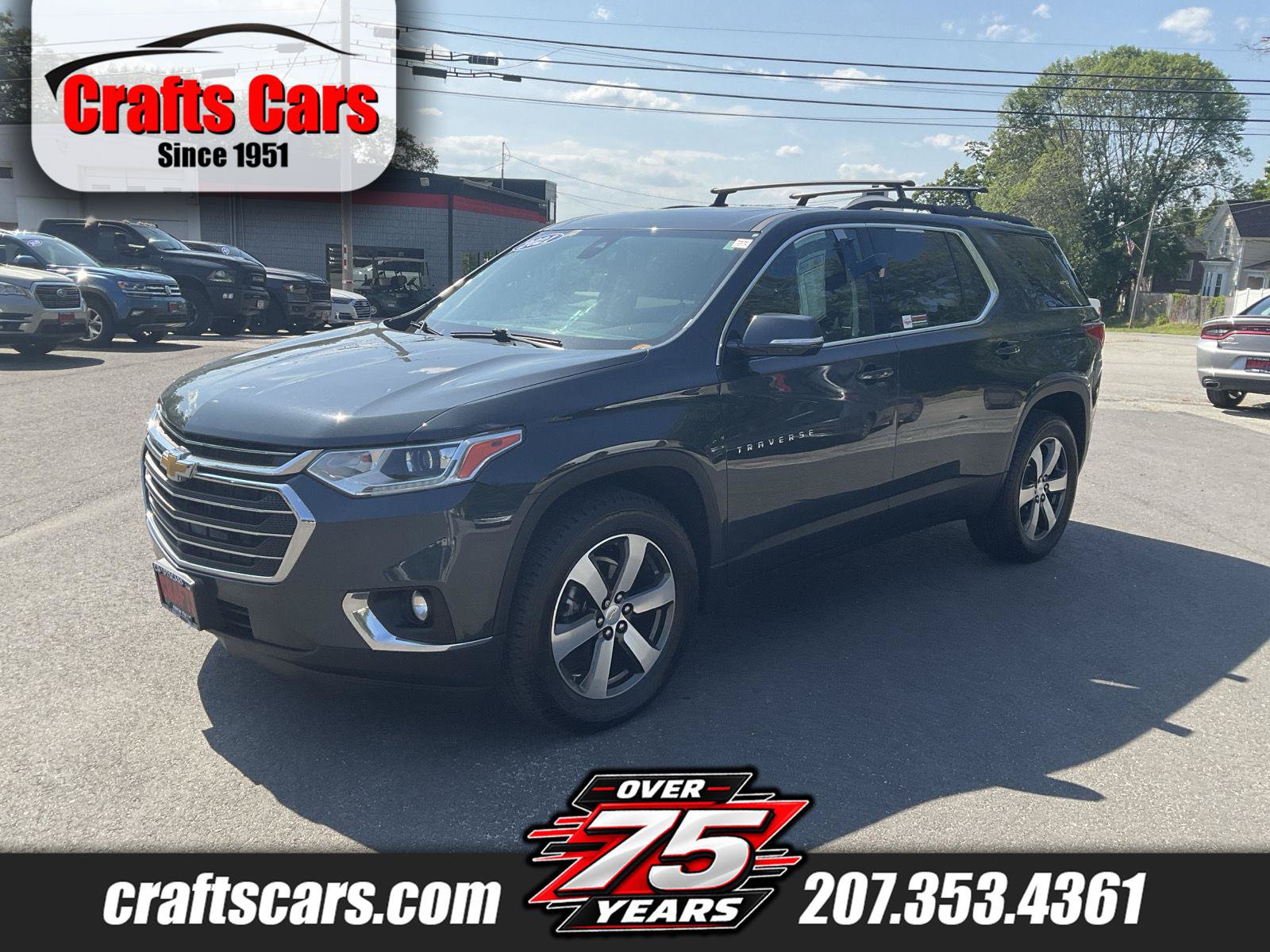 Used 2021 Chevrolet Traverse LT w/ LT Premium Package AWD/4WD image 1