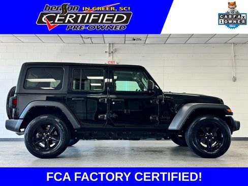 Certified 2022 Jeep Wrangler Unlimited Sport image 1