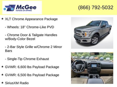 Used 2019 Ford F150 XLT w/ Equipment Group 302A Luxury AWD/4WD image 16