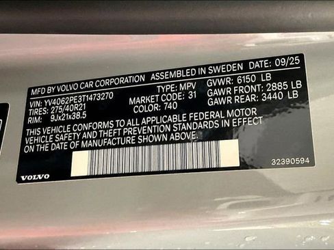 New 2026 Volvo XC90 B6 Plus w/ Protection Package Premier image 9