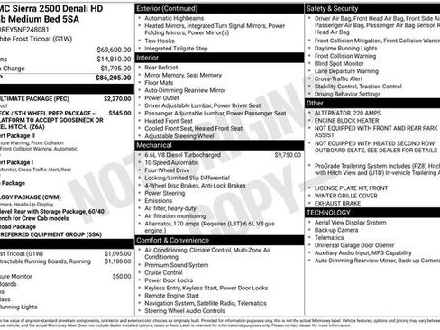 Used 2022 GMC Sierra 2500 Denali w/ Denali Ultimate Package AWD/4WD image 12