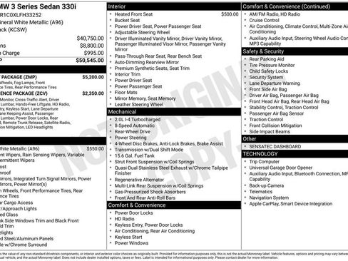 Used 2020 BMW 330i Sedan w/ M Sport Package image 9