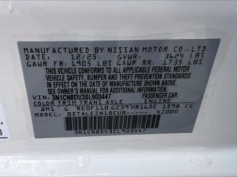 New 2025 Nissan Versa S image 14