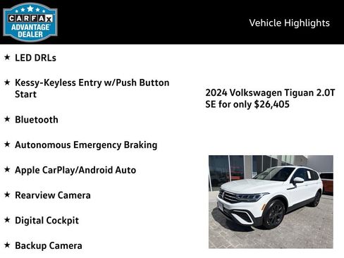 Certified 2024 Volkswagen Tiguan SE image 4