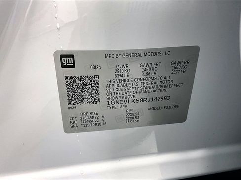 Used 2024 Chevrolet Traverse RS AWD/4WD image 43