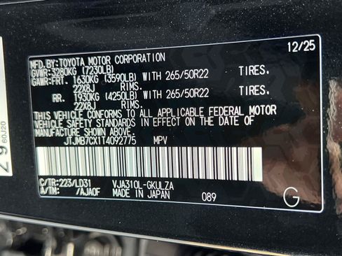 Used 2026 Lexus LX 600 F Sport AWD/4WD image 27