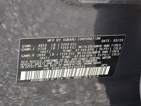 Certified 2023 Subaru Outback Limited AWD/4WD image 27