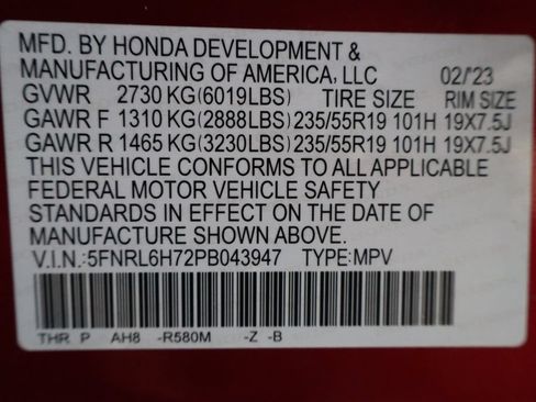 Used 2023 Honda Odyssey Sport image 33