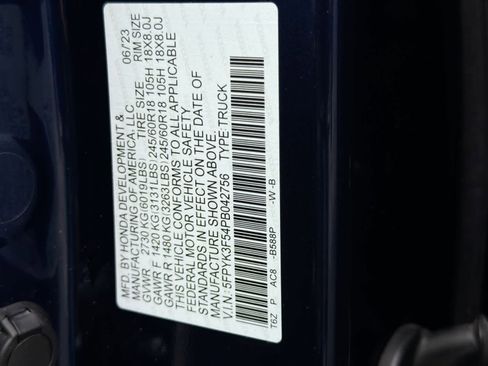 Used 2023 Honda Ridgeline RTL image 38