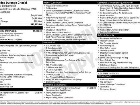 Used 2014 Dodge Durango Citadel w/ Technology Group image 5