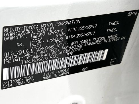 Used 2016 Toyota RAV4 XLE w/ Convenience Package AWD/4WD image 23