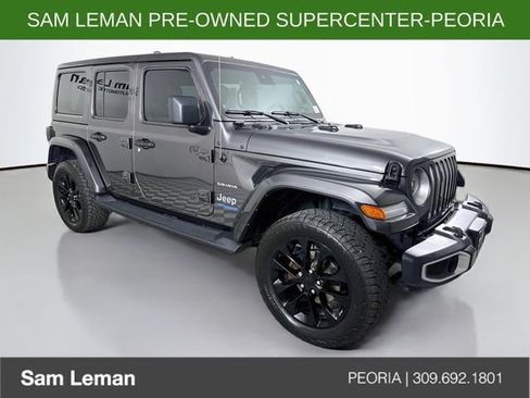 Used 2021 Jeep Wrangler Unlimited Sahara w/ Safety Group AWD/4WD image 1