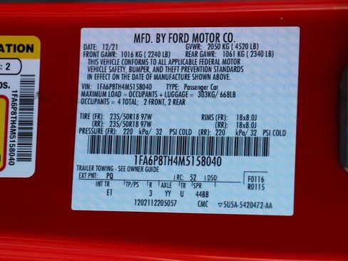 Used 2021 Ford Mustang Premium w/ Ford Safe & Smart Package image 29