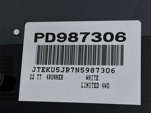 Used 2022 Toyota 4Runner Limited image 66