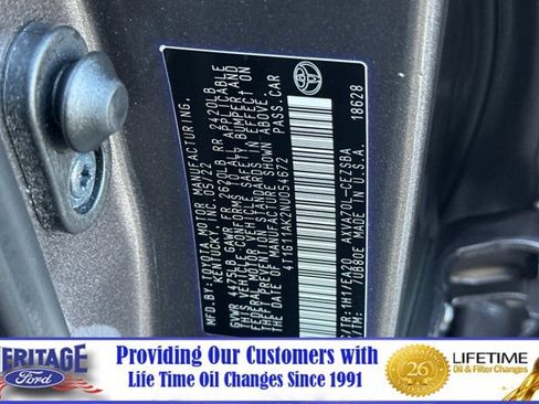 Used 2022 Toyota Camry SE w/ Carpet Mat Package (TMS) FWD image 26