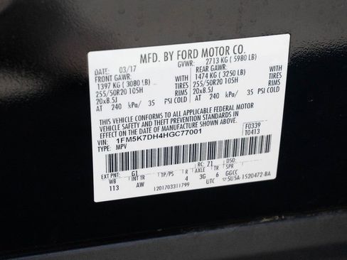 Used 2017 Ford Explorer XLT w/ Equipment Group 202A FWD image 36