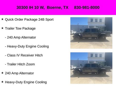 Used 2023 Jeep Gladiator Sport w/ Trailer Tow Package image 10