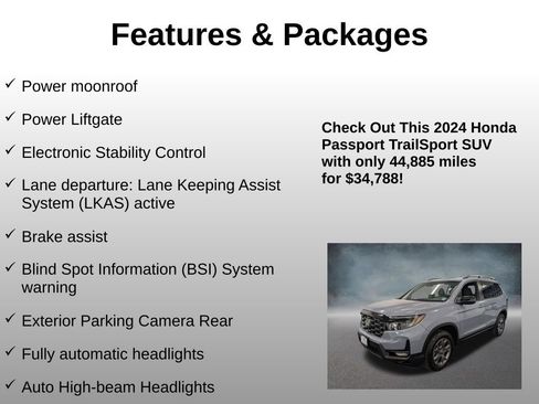 Certified 2024 Honda Passport TrailSport image 20