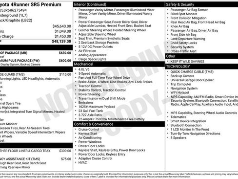 Used 2024 Toyota 4Runner SR5 Premium w/ Moonroof Package AWD/4WD image 2