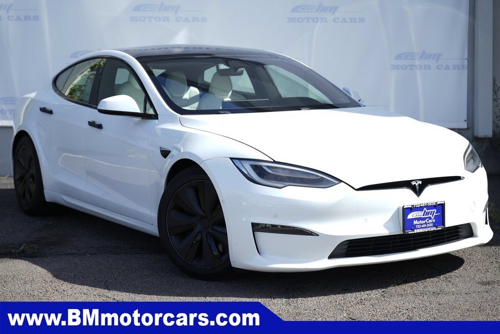 Used 2021 Tesla Model S Long Range AWD/4WD image 1
