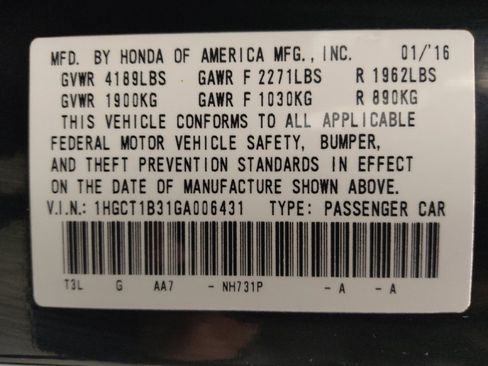 Used 2016 Honda Accord LX-S image 33