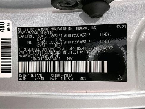 Certified 2022 Toyota Sienna LE image 37