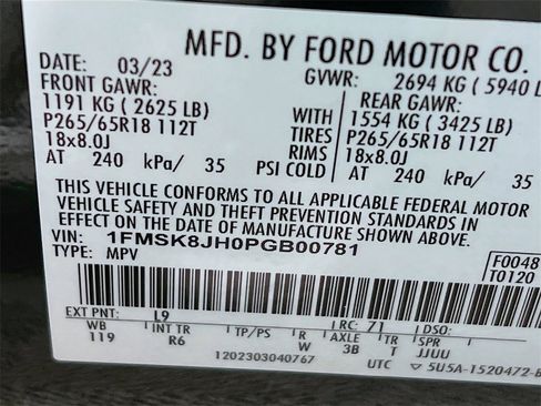 Used 2023 Ford Explorer Timberline w/ Timberline Technology Package image 33