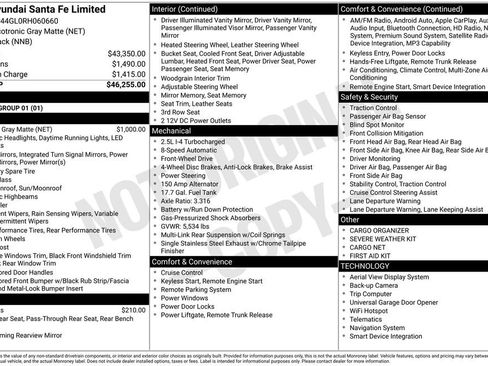 Used 2024 Hyundai Santa Fe Limited FWD image 7