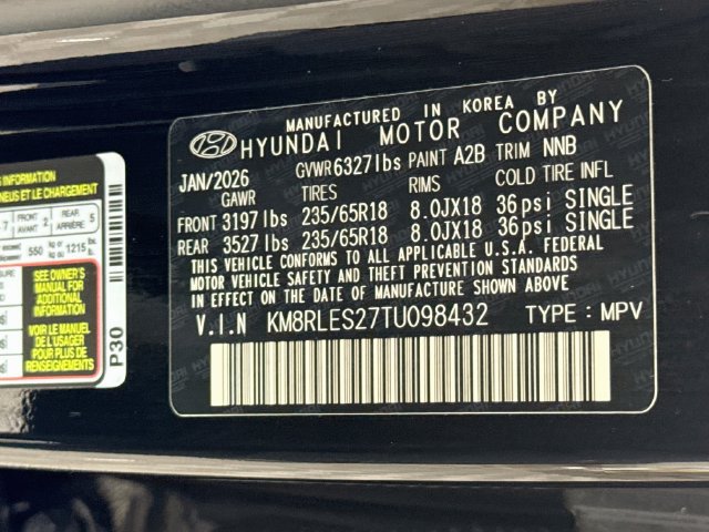Certified 2026 Hyundai Palisade SEL AWD/4WD image 34