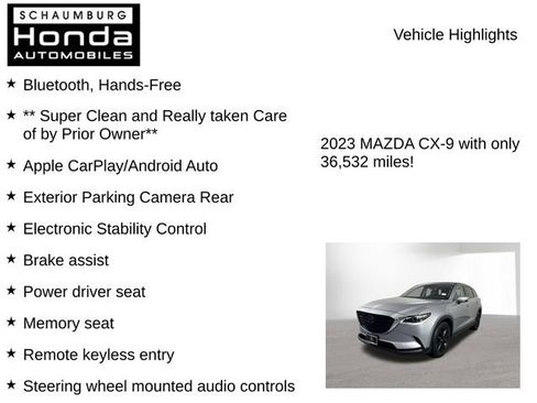Used 2023 MAZDA CX-9 Touring Plus AWD/4WD image 7