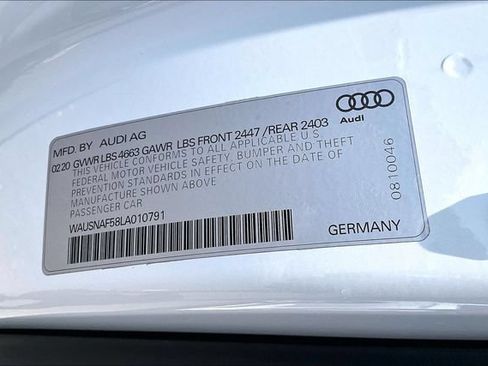 Used 2020 Audi A5 2.0T Premium w/ Convenience Package AWD/4WD image 19