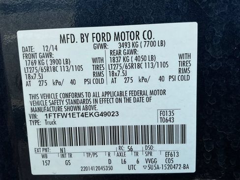 Used 2014 Ford F150 XLT w/ Equipment Group 302A Luxury AWD/4WD image 24