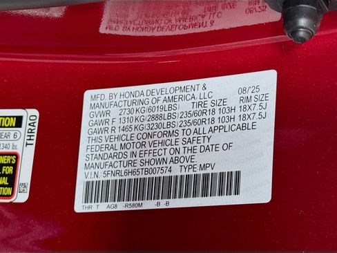 Used 2026 Honda Odyssey EX-L image 21