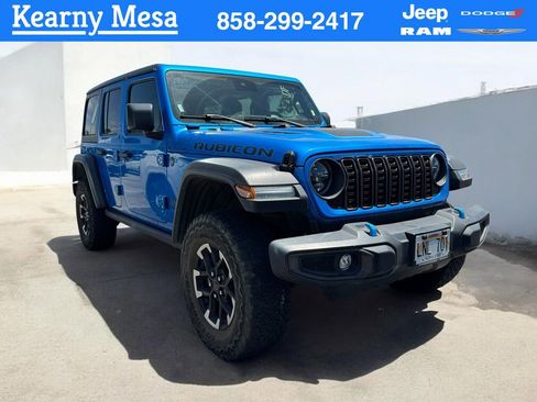 Used 2024 Jeep Wrangler Unlimited Rubicon 4xe AWD/4WD image 1