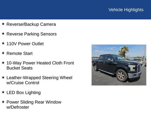 Used 2016 Ford F150 XLT w/ Equipment Group 302A Luxury image 9