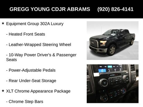 Used 2017 Ford F150 XLT w/ Equipment Group 302A Luxury AWD/4WD image 19